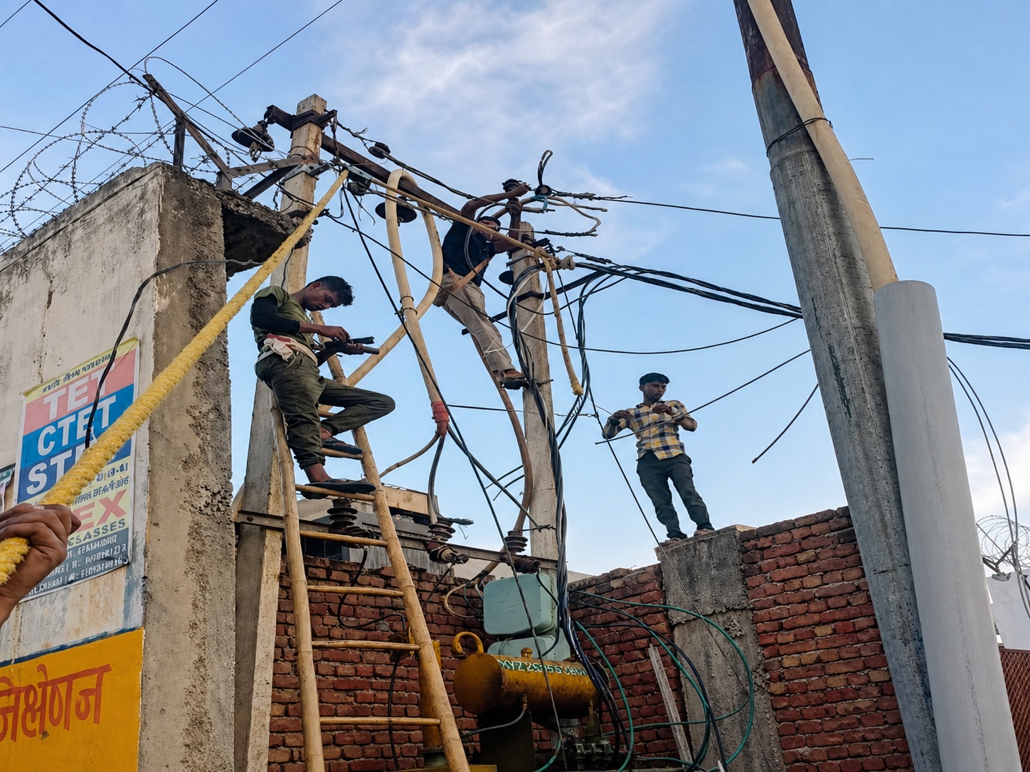 Electrical infrastructure works